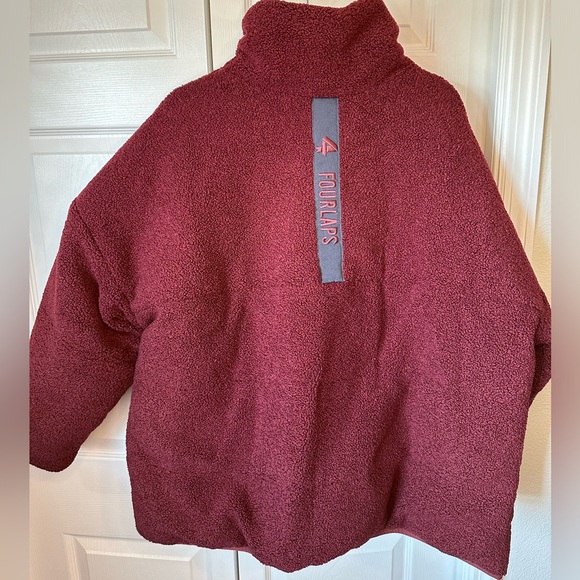 4laps Polar Quilted Sherpa Puffer Jacket Sz.XXL reversible 2-in-1 - Picture 6 of 6